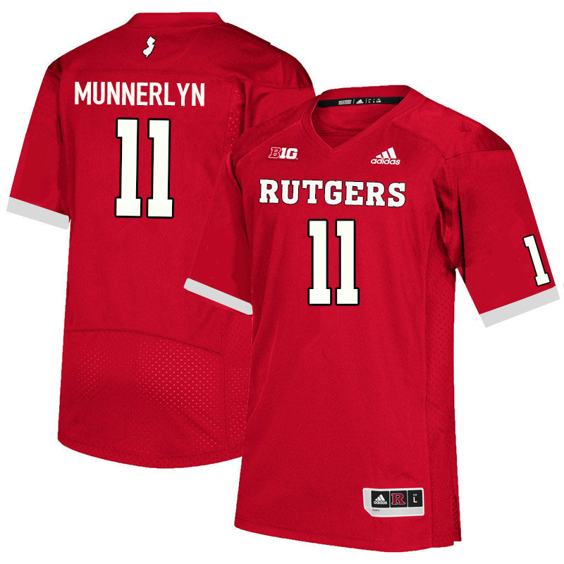 Men #11 Don Munnerlyn Rutgers Scarlet Knights College Football Jerseys Sale-Scarlet